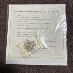 東京駅開業100周年記念Suica 新品ジャンク￼のサムネイル