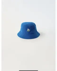 ZARAベビー　1〜3歳（50センチ）ロサンゼルス刺繍バケットハット