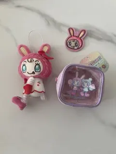 べりえちゃん　ぬいぐるみ マスコット ポーチ ワッペンセット