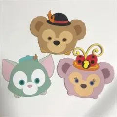 ダッフィーフレンズツムツム　コースター