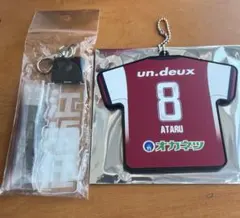 ファジアーノ　江坂任選手　ユニ型ラバーキーホルダー1st 光るキーホルダー