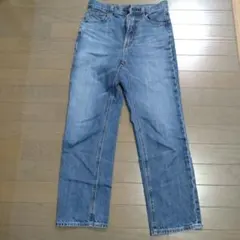 GU　ストレートデニム ライトブルー