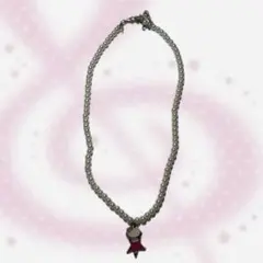 ハローキティ キティちゃん ネックレス パール 星 y2k 平成 女児 ヒッピー