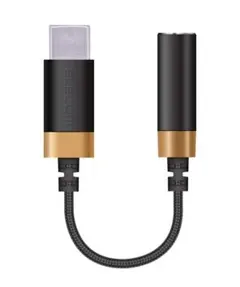 エレコム ヘッドフォンアダプター 変換ケーブル Type-C to φ3.5mm