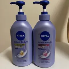 ニベア ルーセントビューティ 美容液ボディミルク 2本セット ポンプのサムネイル