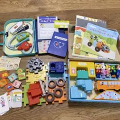 こどもチャレンジ　ちゃれんじえん　りったいパネルブロック　お医者さん　セット