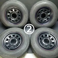④社外スチール 195/80R15 ハイエース キャラバン NV350 デイトナ