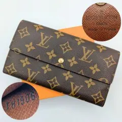 【美品】LOUIS VUITTON モノグラム ポルトフォイユサラ M61734