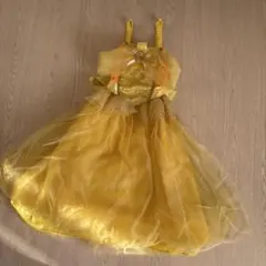 ディズニー 美女と野獣 ベル ドレス コスプレ衣装　120〜130