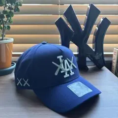8*1様 NIKE x KAWS x MLB LA Dodgers キャップ - メルカリ