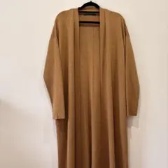 Spick &span ロングカーディガン　ガウン　ウール100%