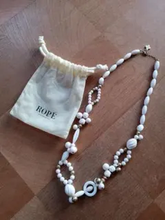 ROPE ホワイトビーズ ネックレスのサムネイル
