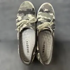 CLOSSHI迷彩 スニーカー☆LLサイズ