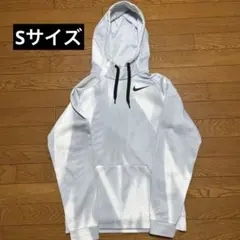 【2/8まで値下げ】 NIKE DRI-FIT パーカー ホワイト Sサイズ