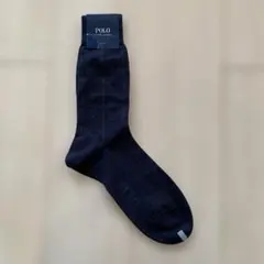 【新品未使用 POLO RALPH LAURENソックス ネイビー25〜26cm
