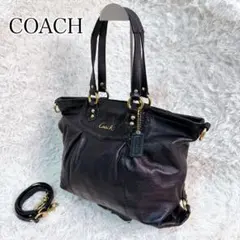 COACH archive Leather Handbag 2way studs - メルカリ