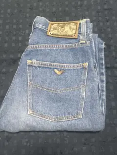 80s美品極希少ヴィンテージARMANI JEANS デニム イタリア製w約76のサムネイル