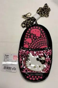 Hello Kitty ヒョウ柄 ポシェット サンダル ギャル ポーチ キティ