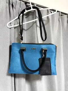 【新品未使用】D.KELLY ショルダーバッグ ブルーのサムネイル