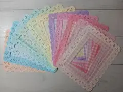 L判フォトフレーム　ダイカット　チェック・レース