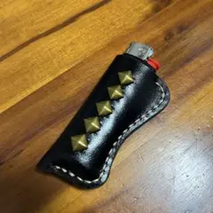 ハンドメイド　ライターケース　BICスリムライターJ23対応