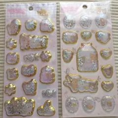 リラックマ　キラッとぷくぷくエアーシール 2シートセット