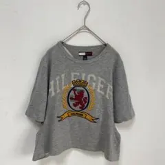 【HILFIGER COLLECTION】刺繍グラフィック　カットソー【M】半袖のサムネイル