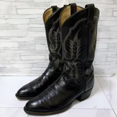 トニーラマ ウエスタンブーツ カウボーイ 10D 本革 USA ブラック 黒