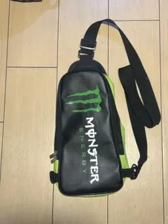 MONSTER ENERGY ボディバッグ ブラック グリーン