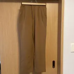 ロペピクニック タックパンツ イージーパンツ　ジョガー ストレート 36 茶