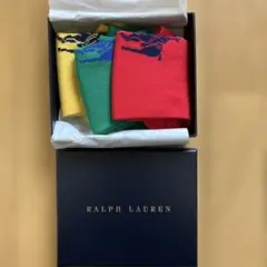 RALPH LAUREN メンズソックス 3足セット　新品未使用　ギフトボックス