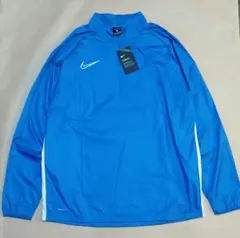 NikeブルーMサイズハーフジップウィンドジャケット