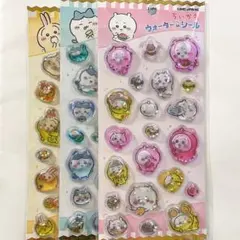ちいかわ　ウォーターインシール　ちいかわ　ハチワレ　うさぎ　3種　ちいかわらんど