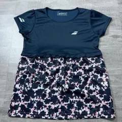 美品 バボラ Babolat テニスウェア レディース ショートスリーブ シャツ