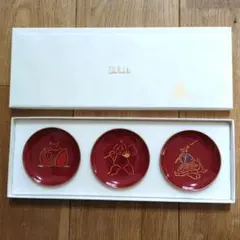 【新品未使用】象彦　漆器　節句　祝い皿　小皿　銘々皿　豆皿のサムネイル