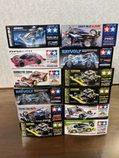 ミニ四駆 17台 未組立 まとめ売り 人気車種 箱あり - メルカリ
