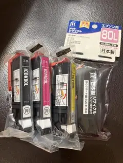 互換インクカートリッジ 80シリーズ 4本セット　エプソン