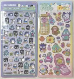 【正規品】ボンボンドロップシール はぴだんぶい 平成ハッピーフォン セット