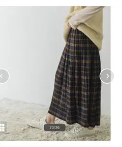 チェックスカート　アーバンリサーチ