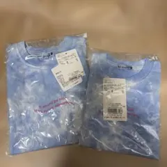 branshes タイダイ柄 Tシャツ 8分袖　90 110 ブルー