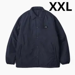【XXL】PADDED NYLON COACH JACKET (NAVY)
