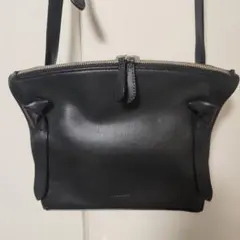 JIL SANDER 黒レザーショルダーバッグのサムネイル