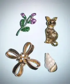 vintage like brooch set / ブローチセット