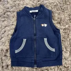 familiar ネイビー ベスト　90cm