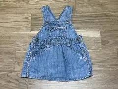 OSH KOSH デニムオーバーオールワンピース 70のサムネイル