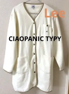 【チャオパニックティピーLeeコラボ】フリースノーカラージャケット★ホワイト