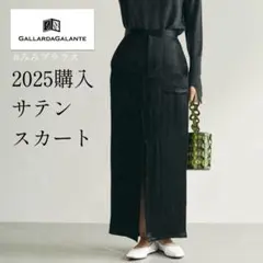 GALLARDAGALANTE／2025購入ジャージーポンチスカート ブラック黒