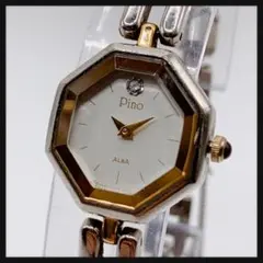 【良品】セイコー SEIKO★Pino レディース 腕時計 クオーツ ブレス