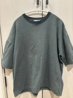 SENSE OF PLACE ストライプTシャツ　グリーン