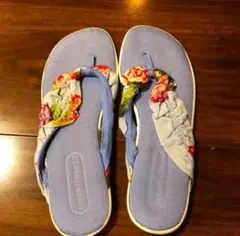 spick&span 購入 フラワープリント フリル ビーチサンダルのサムネイル